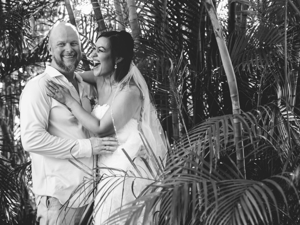 catherine and chris at the hyatt ziva puerto vallarta